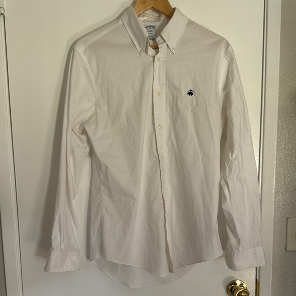 Brooks Brothers White Button-Down Shirt